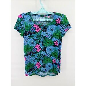 Lil Pulitzer Etta Scoopneck Tee Size XS